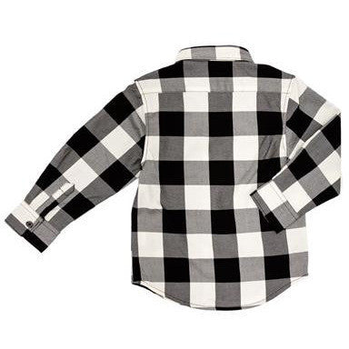 Black and White Button Up Shirt
