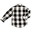 Black and White Button Up Shirt