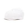 White Baby Newsboy Cap