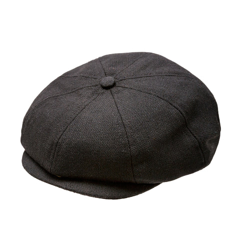 Brown Tan Boy's Tweed Page Newsboy Driver Cap