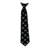 Black Baby Kids Tie with Skulls