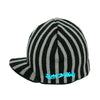 Black and Gray Stripe Beanie