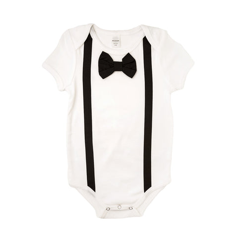 Dapper Kids Suspenders Bow Tie Set