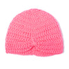 Girls Pink Turban Beanie Hat