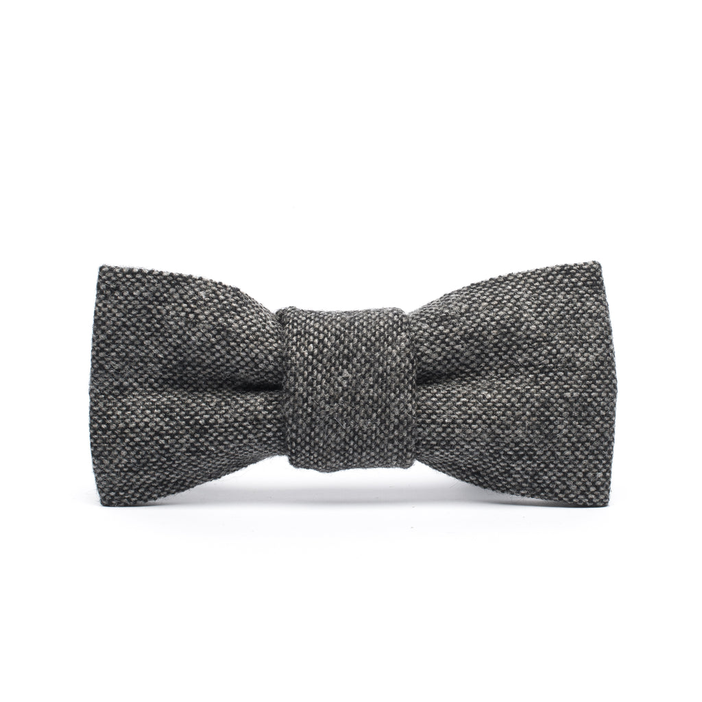 Grey Herringbone 2 Piece Bow Tie and Newsboy Hat Ring Bearer Special Occasion