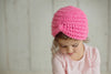 Girls Pink Turban Beanie Hat