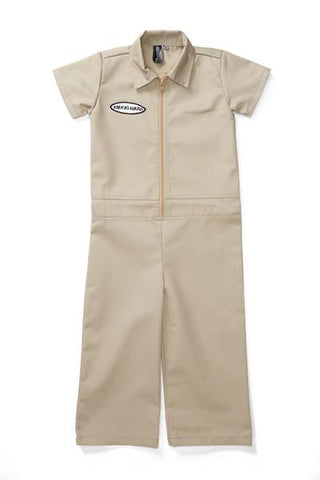 Knuckleheads Girl`s Black Grease Monkey Coverall