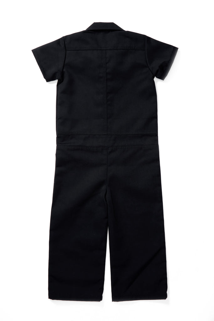 Knuckleheads Black Grease Monkey Coverall For Children