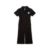 Knuckleheads Girl`s Black Grease Monkey Coverall