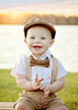 Born to Love  Tan Baby Boy Jeff Hat Vintage Driver Tweed Flat Pageboy Kid Gatsby Cap