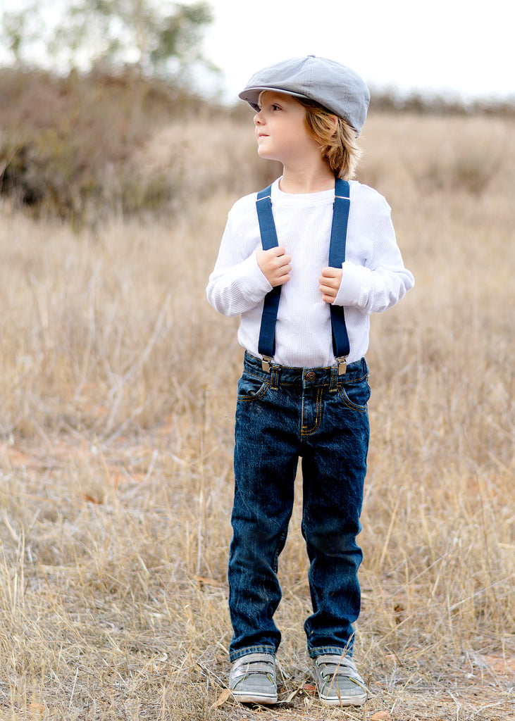 Grey Suspenders