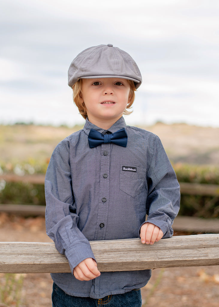 Toddler Solid Color Pre Tied Adjustable Bow Tie ( Multiple Styles )