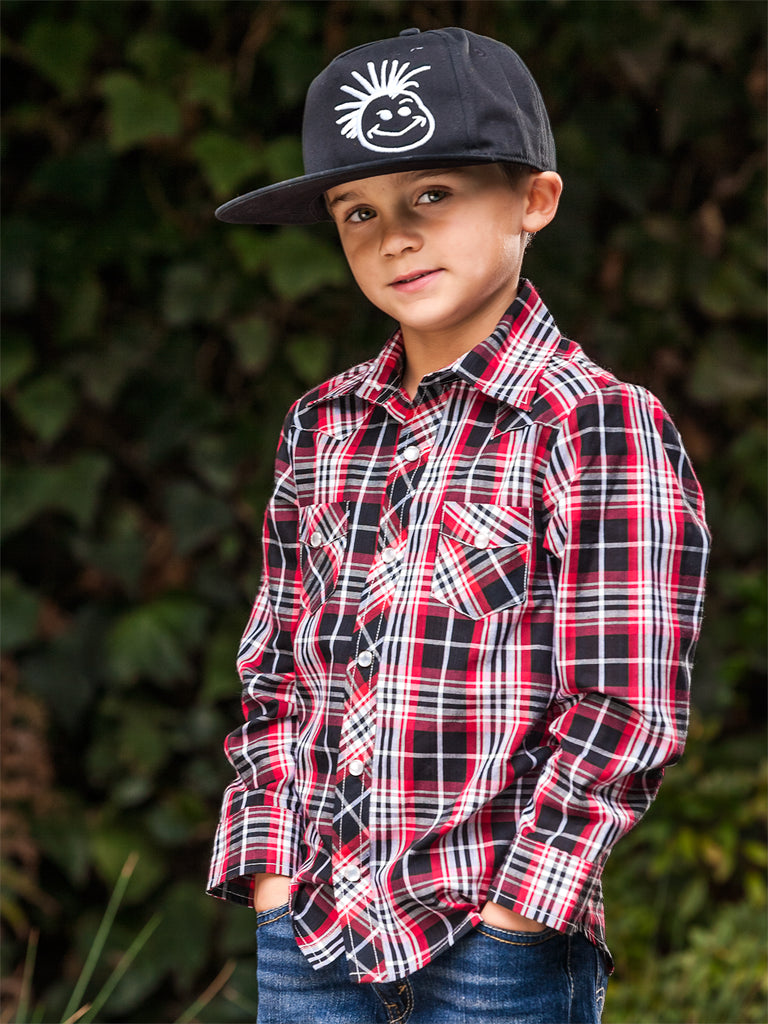 Knuckleheads Rockabilly Button Down Plaid shirts