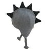 Born To Love Boy's  Gray Mohawk Hat With Black Spikes