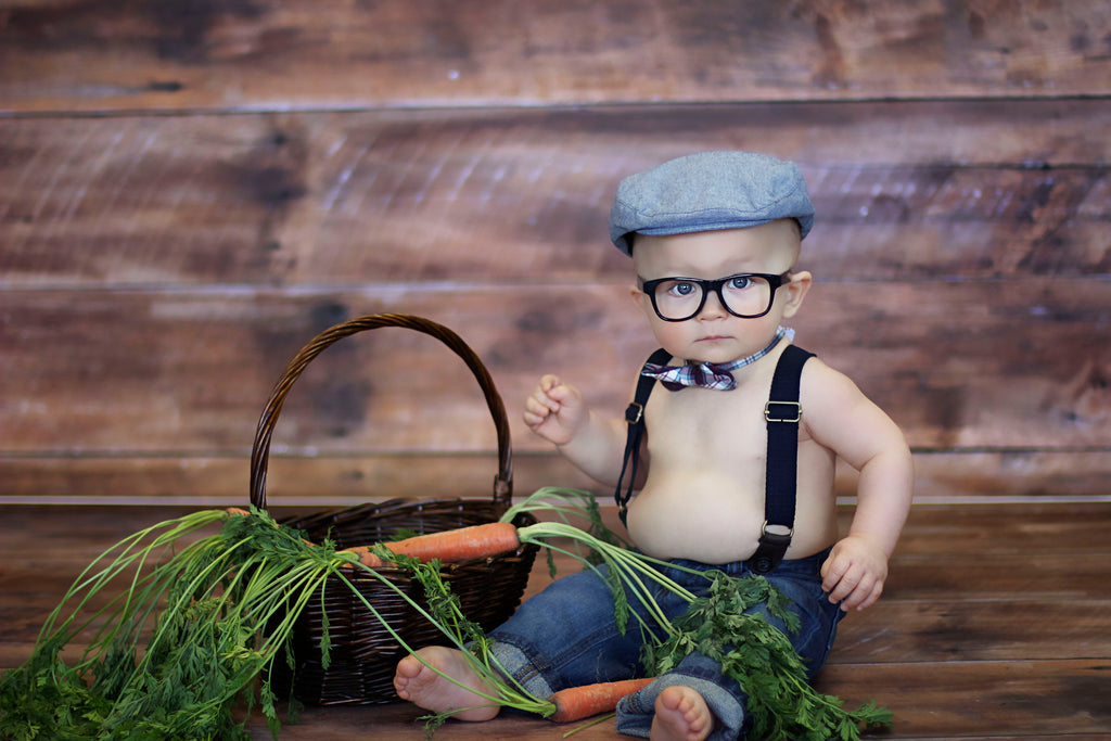 Grey Blue Tan Linen Baby Boy's Hat Vintage Driver Caps