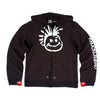 Knuckleheads - Toddler Hooded Sweatshirt Boys Black Logo Pullover Zip Up Hoodie