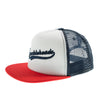 Red and Navy Knuckleheads Trucker Hat