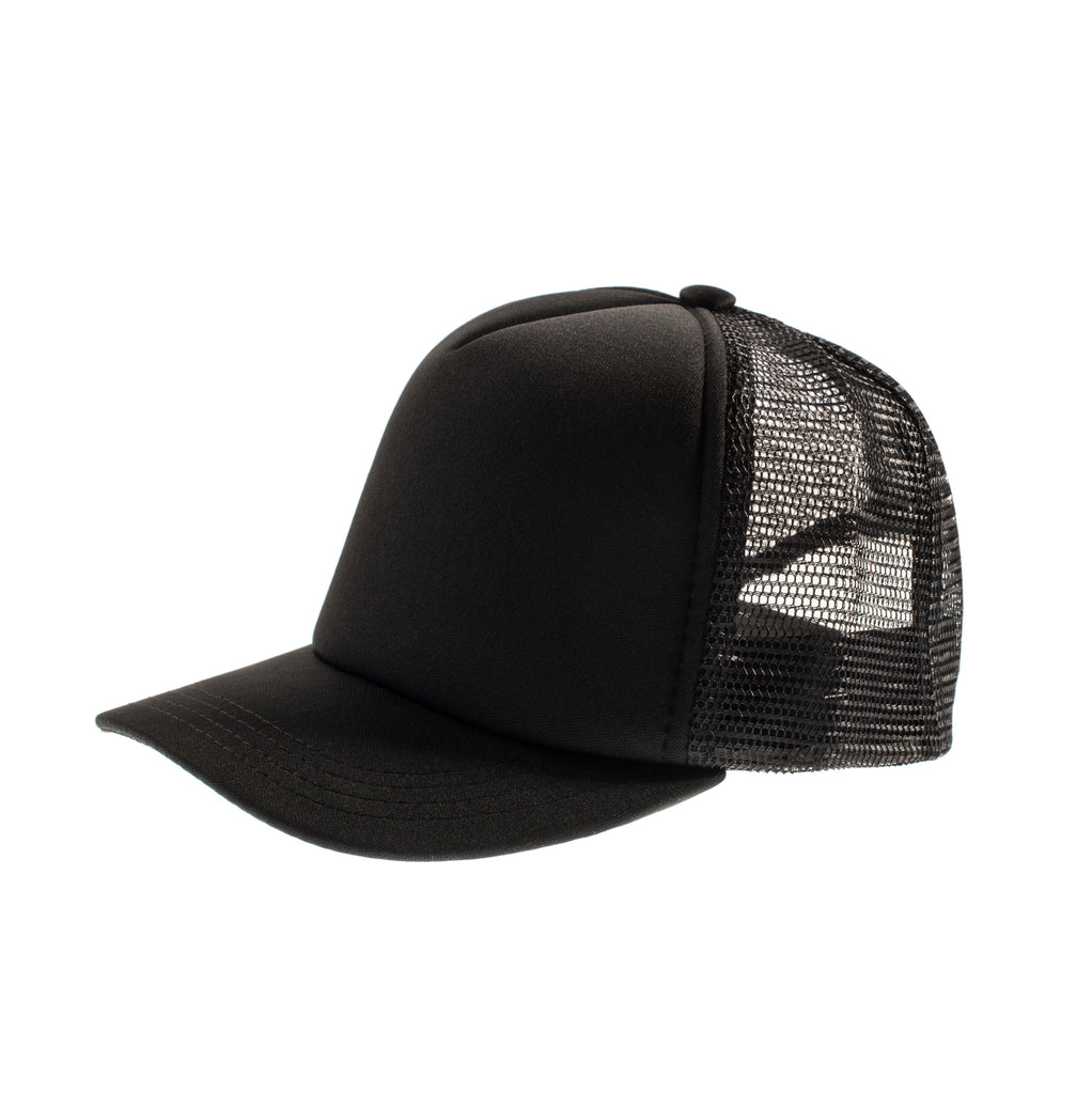 Black Baseball Trucker Hat