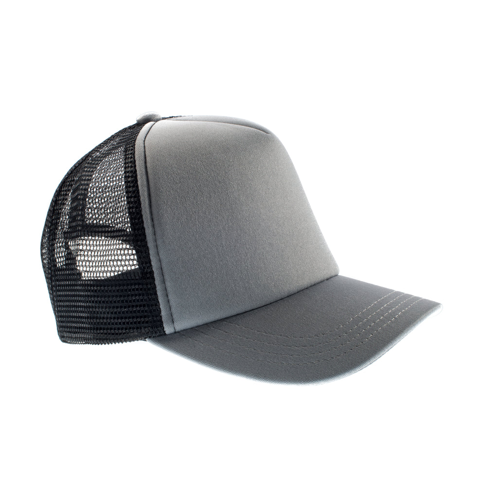 Gray Baseball Trucker Hat