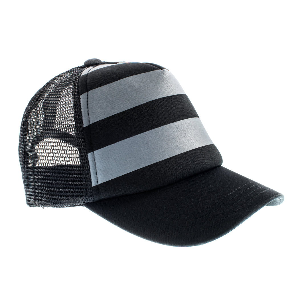 Stripe Baseball Trucker Hat