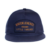 Orange Navy Patch Knuckleheads Trucker Hat