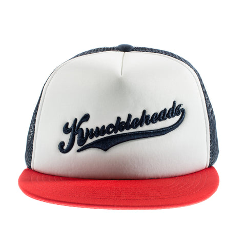 Knuckleheads Carter Baby Boy Infant Trucker Hat Snap Back Sun Mesh Baseball Cap