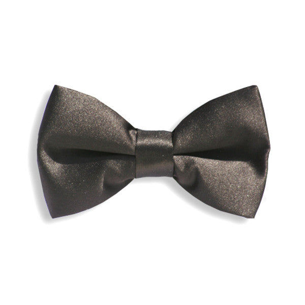 Solid Black Baby Kids Bow Tie