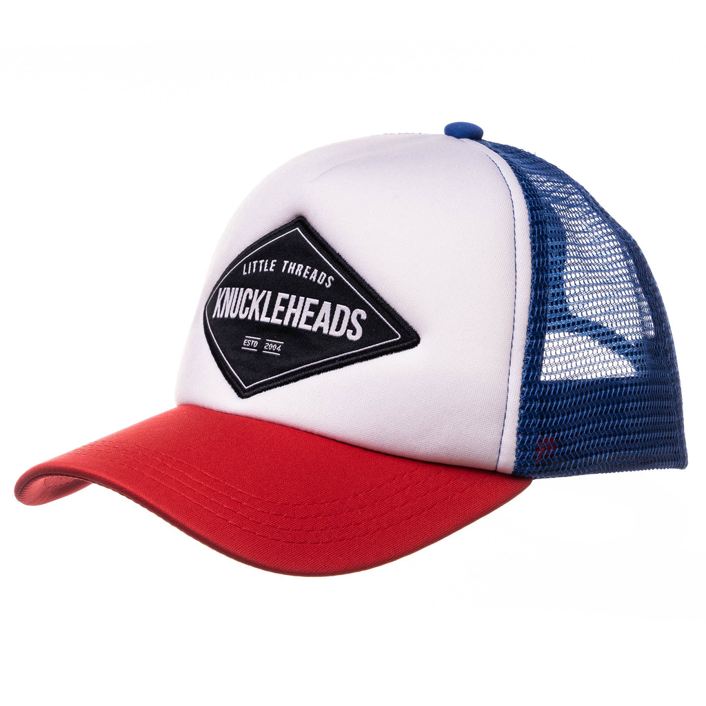 Knuckleheads Carter Baby Boy Infant Trucker Hat Snap Back Sun Mesh Baseball Cap