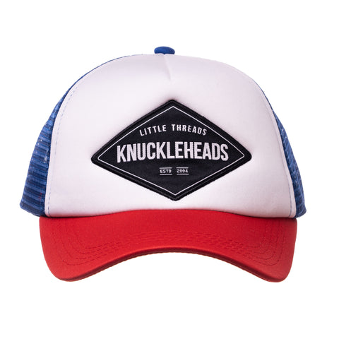 Knuckleheads Cali Rep Grey Baby Boy Infant Trucker Hat Snap Back Sun Mesh Baseball Cap