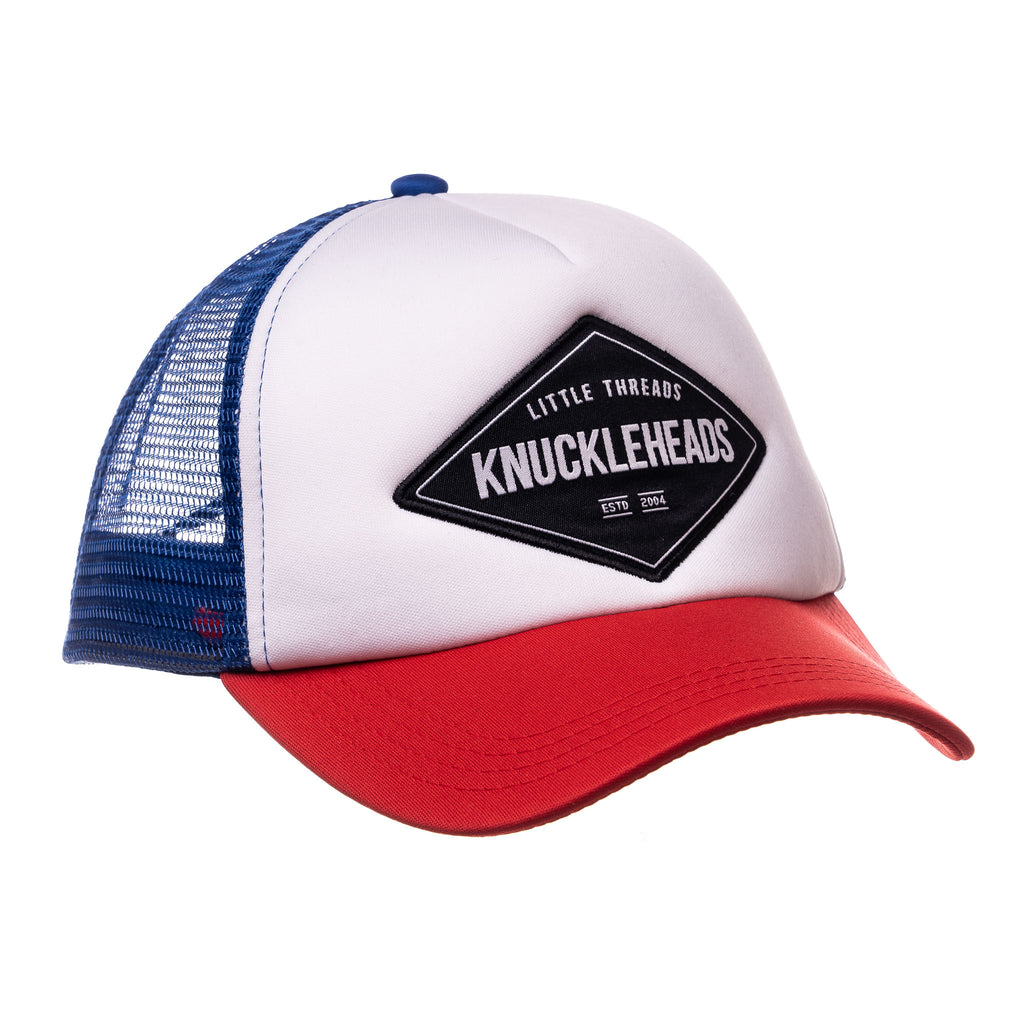 Knuckleheads Carter Baby Boy Infant Trucker Hat Snap Back Sun Mesh Baseball Cap