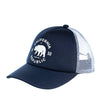 Knuckleheads Cali Rep Navy White Baby Boy Infant Trucker Hat Snap Back Sun Mesh Baseball Cap