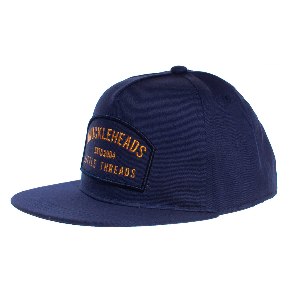 Orange Navy Patch Knuckleheads Trucker Hat