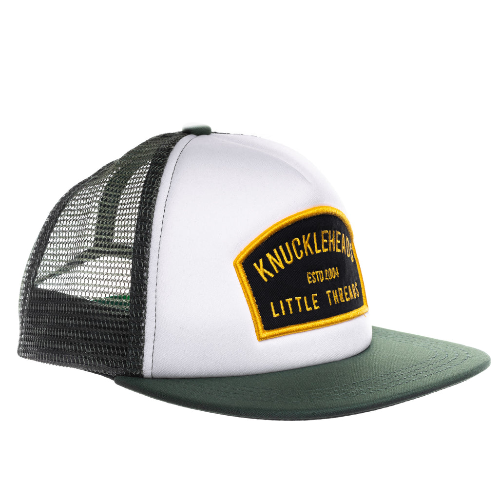 Yellow KH Green Patch Knuckleheads Trucker Hat