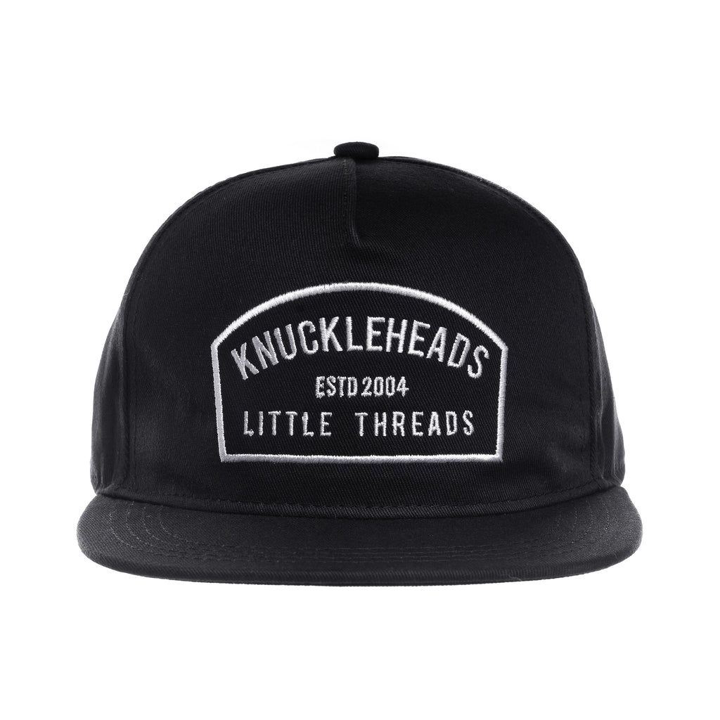 Black Knuckleheads Patch Trucker Hat Round