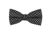 Black Polka Dotted Birthday Bow Tie