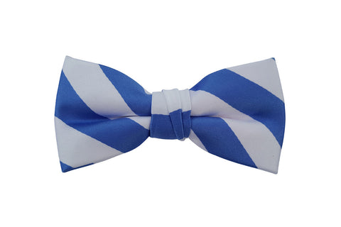 Blue Grey Bow Tie