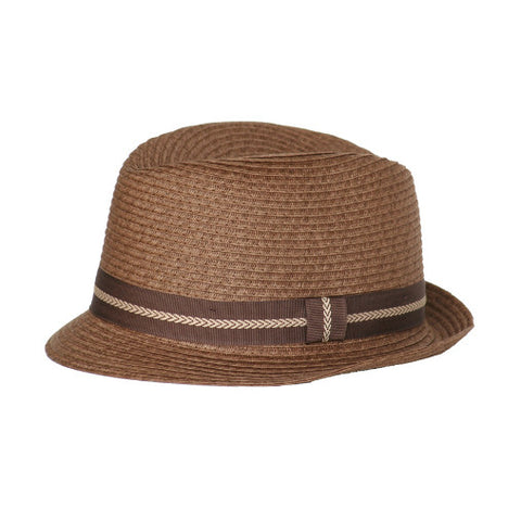 Gray Fedora with Black Band