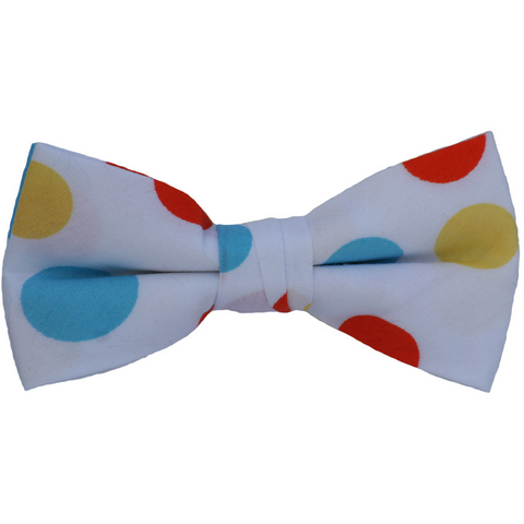 Light Brown Polka Dotted Birthday Bow Tie
