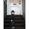 Black Button Up Baby Shirt