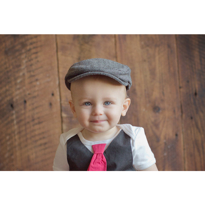 Black and Gray Driver Cap Born to Love