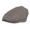 Boy's Houndstooth Brown Tweed Driver Cap