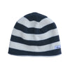 Gray and White Stripe Beanie