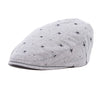 Light Grey Skulls Driver Cap