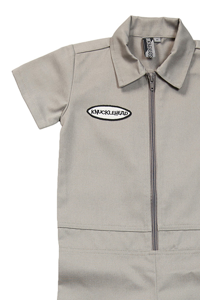 Knuckleheads Grey Grease Monkey Coverall