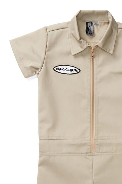 Knuckleheads Tan Grease Monkey Coverall