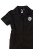 Knuckleheads Girl`s Black Grease Monkey Coverall