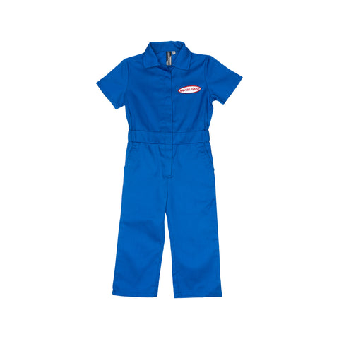 Knuckleheads Girl`s Black Grease Monkey Coverall