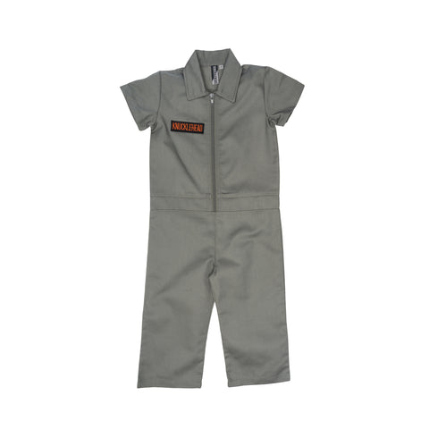 Knuckleheads Girl`s Black Grease Monkey Coverall