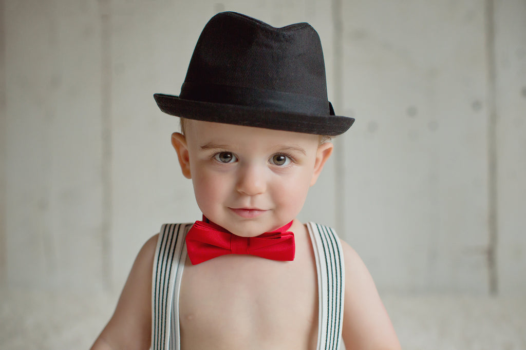 Baby fedora cheap hat black