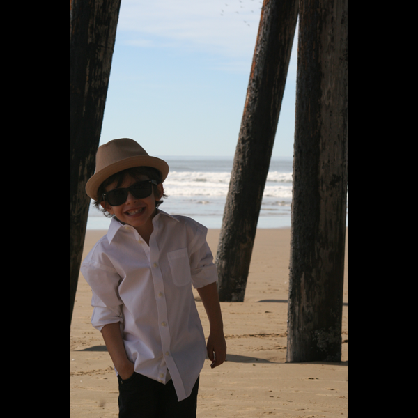 Tan Fedora Hat with Brown Band